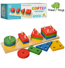 Деревянная игрушка Геометрика (MD0715)